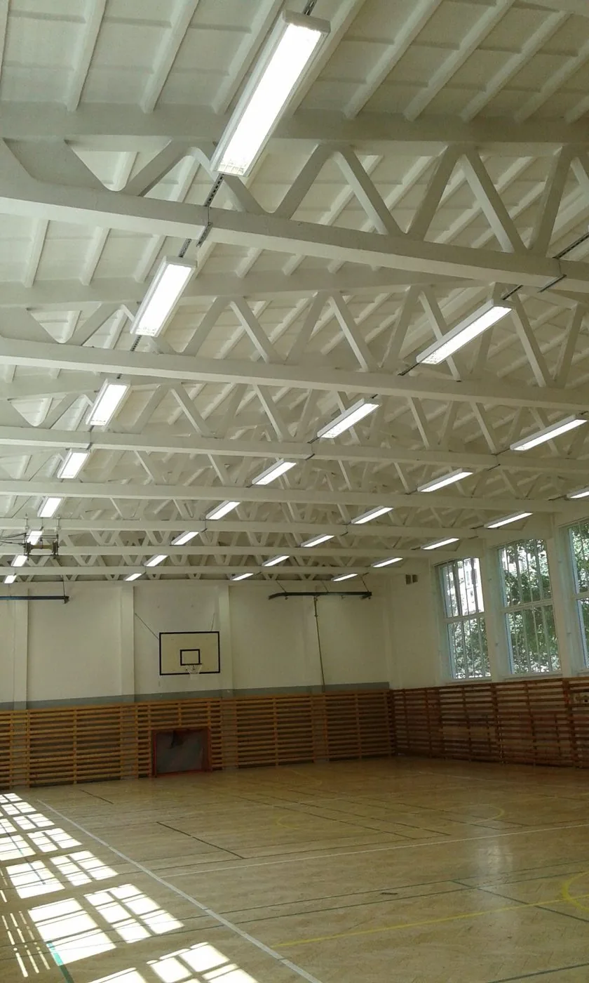 Tělocvična — kompletní osvětlení